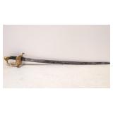 Engraved Civil War Commemorative Sword