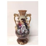Antique English two handle  vase