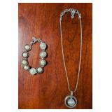 Brighton Moon Shadow necklace & Bracelet