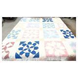 Antique Southern Star Block pattern quilt