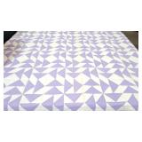 Antique geometric pattern quilt