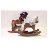 Two Wood Craft Rocking horses