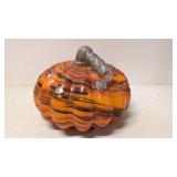 Artiscan Art Glass Pumpkin