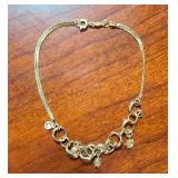 J. Brasper Gold Filled Charm Bracelet