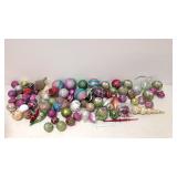(82) Vintage Christmas ornaments