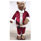 Karaoke Animated life size Santa Bear with microph