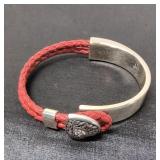 Vintage Brighton braided leather bracelet