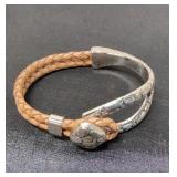 Vintage Brighton braided leather bracelet