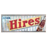 Vintage Hires Root Beer Embossed metal sign