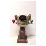 1940s "Sestral" brass yacht copass binnacle