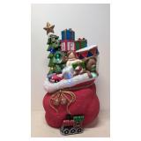 Santa Toy Bag w/led lights