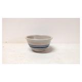 Vintage Blue Bands Stoneware 5" bowl