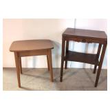 Two Vintage SMall Side Tables