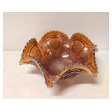 Vintage Imperial Marigold Carnival Glass Bowl