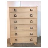 Mid Century Modern Blond 6 drawer chest