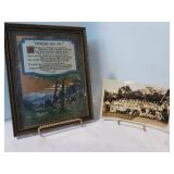 Vintage 1925 "Upward and On" & Family Photo