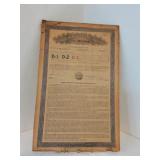 1952 Department of Liquor Control License