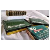 Three boxes of reloading cartridges