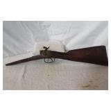 Antique Double Trigger Black Powder Stock
