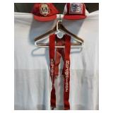 Retro Budweiser Suspenders & Snapbacks