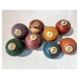 Vintage Billiard Pool Balls