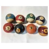 Vintage Billiard Pool Balls