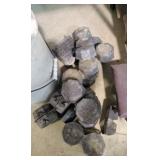Solid pieces of pure lead