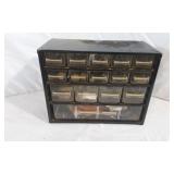 Vintage 15-Drawer Organizer Unit Full of......