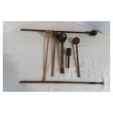 Lot of Seven Assorted Antique Ramrods