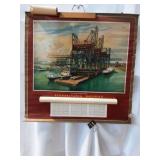 Vintage 1957 Pennsylvania Railroad Calendar