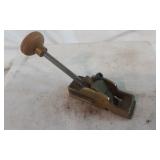 Vintage Miniature Brass Plane