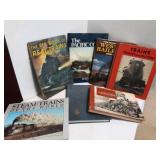 Assortment of Vintage Train Books