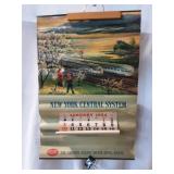 Vintage 1954 New York Central System Calendar