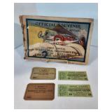 1916 Cincinnati Speedway Souvenir-Racing Tickets