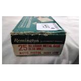 Remington 25 Auto Pistol