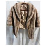 Vintage Sears Faux Fur Shawl