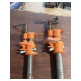 Pair of Pony Pipe  Clamps