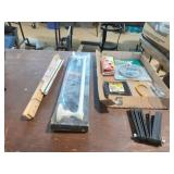 Wood Rulers, Towel Rack and More.