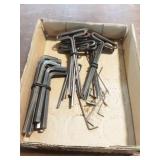Assorted Hex Keys/Allen Wrenches