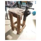 Vtg Post Vise