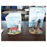 Pair of Harbor Lights Lighthouses