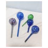 Blown Glass Plant Watering Globes
