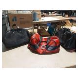 Vtg Adidas Leather Duffle Bag