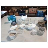 Vintage Glass and Ceramic Trinket Trays