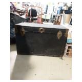Vintage Travel Trunk with Insert
