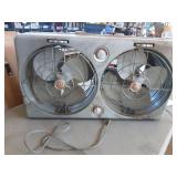 Vintage General Electric  Metal Double Box Fan