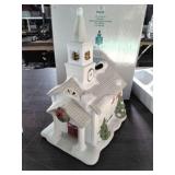 Ceramic Church Candle Holder