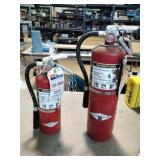 Pair of Amerex Dry Chemical Fire Extinguishers.