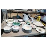 Large lot of Decorative Dishware
