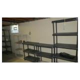 5 Plastic shelves